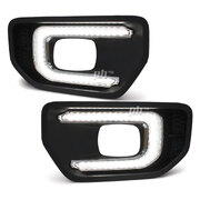 Fog Light Surrounds With DRL PAIR fits Ford Ranger Next Gen T9 2022- XLT Sport