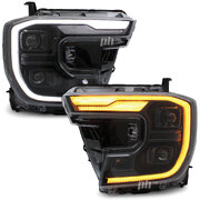 Headlights Sequential Black Projector LED DRL fits Ford Ranger Next Gen T9 XL XLS 2022-2025