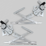 Electric Window Regulators & Motor Front PAIR fits Isuzu DMAX 2012 - 2020