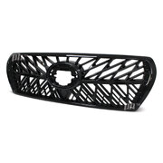 Grill Gloss BLACK Web Style Fits Toyota Landcruiser 200 Series 2007 - 2015