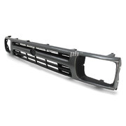 Grill 1 Piece Grey Twin Bar Style Fits Toyota Hilux 2WD Workmate 1989 - 1996
