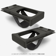 Replacement Grey Pop Out Cup Holders PAIR Fits Hilux N70 Facelift 2011 - 2015