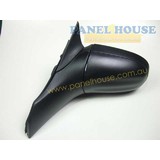 Door Mirror LEFT Electric Black fits Holden Barina 1994 - 2001
