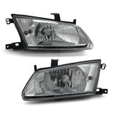 Headlights Single Reflector PAIR Fits Nissan Pulsar N16 Sedan 00-03 PR