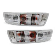 Front Bumper Indicator Park Lights PAIR Fits Toyota RAV4 09/1997 - 2000 