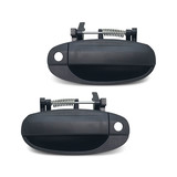 Door Handles Outer PAIR Front Black fits Holden Barina TK Hatch 2005-2011 LH+RH
