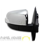 Door Mirror RIGHT Chrome Electric AUTOFOLD fits Mazda BT50 UR 2015 - 2020
