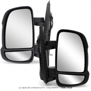 Door Mirrors PAIR Van Short Arm Electric fits Fiat Ducato Van 2007 - 2018