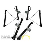 WINDOW REGULATOR SET X4 FRONT &. REAR PREMIUM QUALITY fits BMW X5 E53 Wagon 2000-2007