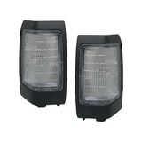 Nissan Navara D21 Ute 92-96 PR 1xLH 1xRH Dark Grey Trim Corner Park Lights New