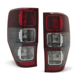 Tail Light Black PAIR Fits Ford Ranger PX Wildtrak Raptor 2011 - 2022