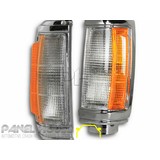 Mitsubishi Triton 86-96 Ute ME - MJ LH+RH CHROME Corner Indicator Park Light NEW