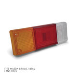 Tail Light Lens Alloy Tray Ute x 1 fits Mazda Bravo BT50 Models 1986-2019 LH=RH 