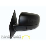 Door Mirror LEFT BLACK Electric fits Mazda BT50 2011 - 2020