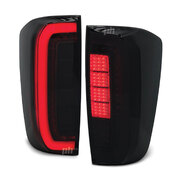 Tail Lights Black LED Upgrade PAIR fits Nissan Navara D23 NP300 2015-2024 SL ST ST-X