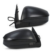 Door Mirrors PAIR Black Electric Fits Toyota Hilux N80 2015 - 2021 Workmate 2WD