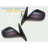 Door Mirrors PAIR Black Electric Fits Toyota Landcruiser Prado 02 - 09