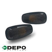Indicator Guard Repeater Light Flasher SMOKEY PAIR Fits Holden Commodore VY VZ