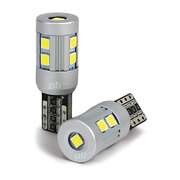 T10 Wedge Style LED Bulbs White Canbus 8000k 430LM PAIR Park Light
