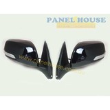 Door Mirrors With Blinker PAIR Black Electric Fits Toyota Landcruiser Prado 09-13