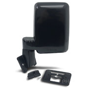 Door Mirror Black Plastic Base LEFT Fits Landcruiser 60 Series 1980 - 1990