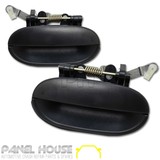 Hyundai Excel REAR Door Handle Outer PAIR 94-00 LH RH Exterior Handles NEW