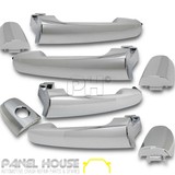 Door Handle SET Outer Chrome 1 KEYHOLE Fits Toyota Hilux 05-11 N70