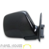 Door Mirror RIGHT Manual Black Fits Toyota Landcruiser 80 Series 90-97