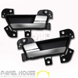 Door Handles PAIR Front Inner SATIN fits Ford Falcon FG Series Sedan Ute 08-14