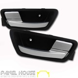 Door Handles PAIR Rear Inner SATIN fits Ford Falcon FG Series Sedan Ute 08-14