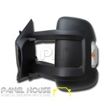 Door Mirror LEFT Electric Long Arm [No Temp Sensor] fits Fiat Ducato MOTORHOME 2007- Current