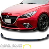 Front Bumper Bar Lower Lip CARBON Look for Mazda 3 BM BN Hatch Sedan