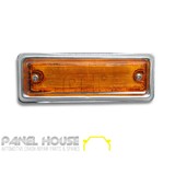 Indicator Guard Repeaters Light Flasher QTY 1 Chrome Nissan Datsun 1200 Ute 78-85