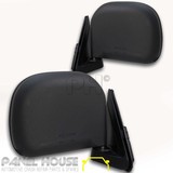 Door Mirrors PAIR Black Manual Fits Toyota Hiace 89-05 100 Series RH+LH