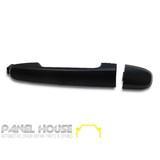 Door Handle LEFT Front Outer Black No KEYHOLE Fits Toyota HILUX Ute 05-11 N70