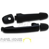 Door Handle PAIR Front Outer Black Fits Toyota HILUX Ute 05-11 N70