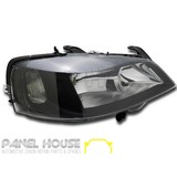 Headlight RIGHT Black Style fits Holden TS Astra 98-04 Sedan Hatch