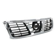 Grill Chrome & Black fits Nissan Patrol GU Series 3 Wagon 09/2001 - 08/2004