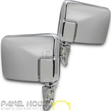 NEW Mitsubishi Triton PAIR Door Mirror CHROME Skin Mount ME MF MG MH MJ LH RH