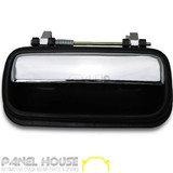 Door Handle LEFT REAR Outer Chrome Black Fits Toyota Hilux Ute 1988 - 2005