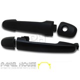Door Handle PAIR Front Outer Black Fits Toyota HILUX 11-14 Ute  N70