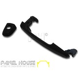 Door Handle LEFT Front Outer BLACK WITH KEYHOLE Fits Toyota HILUX 11-14 Ute  N70