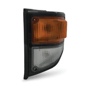 Corner Indicator Light LEFT Black Fits Toyota Landcruiser 78 79 series 99-07 LH