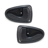 Door Handles PAIR Grey Inner RH+LH for Hyundai Accent 2000-2006