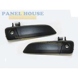 Door Handles PAIR Front Exterior Black Fits Toyota Hiace 200 Series Van 05-13 RH+LH