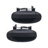 Door Handles PAIR Outer Rear Black fits Holden Barina TK Hatch 2005-2011
