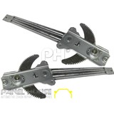 NEW Datsun 1200 Sedan Wagon Ute 78-85 PAIR LH+RH Replacement Window Regulators