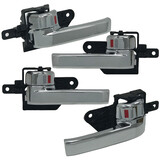 Door Handles Full Set Inner Chrome Fits Toyota LandCruiser 200 Series Sahara GXL