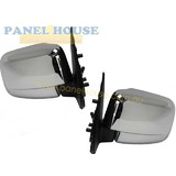 Door Mirrors PAIR Chrome Electric fits Mazda Bravo Ute B2500 B2600 99-06